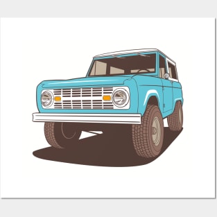 BLUE BRONCO Posters and Art